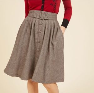 Modcloth wool circle skirt